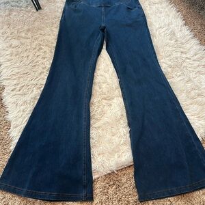 Source Unknown Dark Blue Flare Jeans
